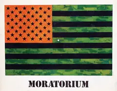 Johns Jasper, Moratoriom, 1969, poster