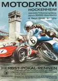 Koch E., Motodrom Hockenheim, 1966, poster