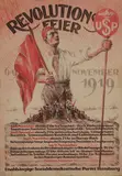 Dunkel, Revolutions Feier, 1919, poster