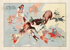 Initials G.H.A., European Revue, 1914, poster