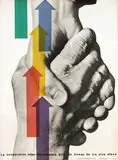 Honegger-Lavater Gottfried, La coopération inter-européenne, 1950, poster