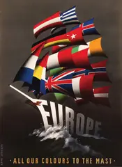 Dirksen Reyn, Europe, 1950, poster