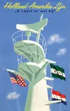 Dirksen Reyn, Holland-Amerika Lijn u vaart er wel bij, poster