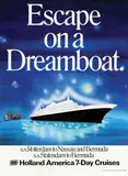 Morgan Gacgui, Holland America 7-day Cruises, poster