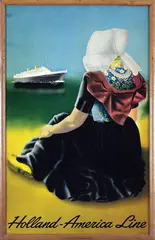 Dullaart Alphons, Holland-America Line, 1950, poster