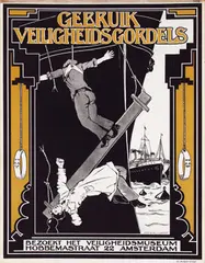 Werf W.J. v.d., Gebruik Veiligheidsgordels, poster