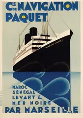 Ponty Max, Cie de Navigation Paquet, poster