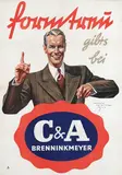 Biedermann Walter, C&A Brenninkmeyer, poster