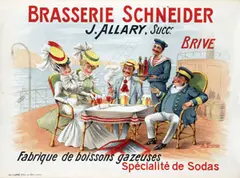 Quendray A., Brasserie Schneider, poster