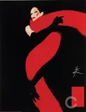 René Gruau, C (Chanell) Rouge et Noir