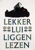 Bruna Dick, Lekker Lui Liggen Lezen, 1966, poster
