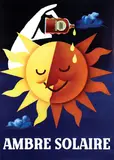 Mettes Frans, Ambre Solaire, 1954, poster
