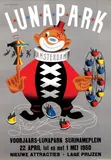 Dirksen Reyn, Luna Park Surinameplein, 1950, poster