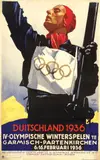 Hohlwein Ludwig, IV-Olympische Winterspelen Duitschland, 1936, poster