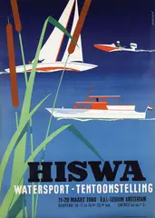 Dirksen Reyn, Hiswa Watersport-Tentoonstelling, 1960, poster