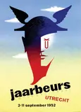 Weidema Fedde, jaarbeurs Utrecht, 1952, poster