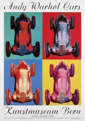 Milnor Daniel, Andy Warhol Cars Daimler Benz Bern, 1990, poster