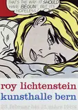 Lichtenstein Roy, roy lichtenstein bern, 1968, poster