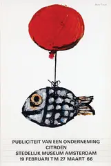 Francois André (1915-2005, Publiciteit van een onderneming Citroën, 1966, poster