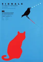 Kuhn-Klein Claude, Signale wie Tieren sich verständigen, 2001, poster