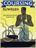 Molenaar Arnold J., Coursing Rijwielen Rotterdam, poster