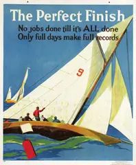 Beatty Frank T., The Perfect Finish, 1929, poster