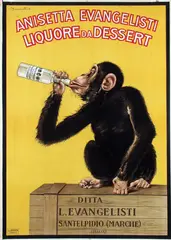 Biscaretti di Ruffia Carlo, Anisetta Evangelisti, 1925, poster