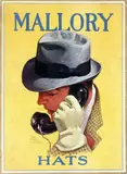 Percy E. Anderson, Mallory Hats, poster