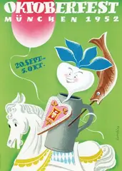 Eugene M. Cordier, Oktoberfest München, 1952, poster