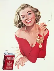 Ben-Hur Baz, Pall Mall Cigarettes, poster