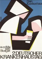 Pierre Sonnerat, Deutscher Krankenhaustag, 1960, poster