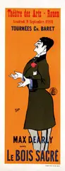 (ps. Georges Goursat) Sem, Théâtre des Arts - Ronen Max Dearly, 1910, poster