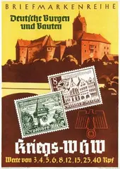 Briefmarkenreihe by Gerrit Stohr, 1936, poster, sold Nov 2008