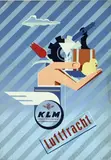J.F. van der Leeuw, KLM Luftfracht, poster