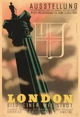 Walter Hofmann, Ausstellung London, 1947, poster