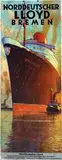 Richard Schmidt, Norddeutscher Lloyd Bremen, poster