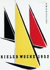 Hörnig, Kieler Woche, 1952, poster