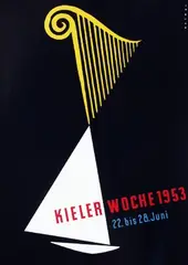 Irmler, Kieler Woche, 1953, poster