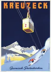 Prof. Plenert, Kreuzeck, poster