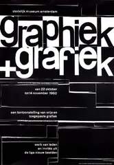 Wim Strijbosch, graphiek + grafiek, 1960, poster