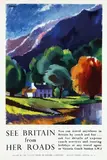 Harry L. Stevens, See Britain from her Roads, poster