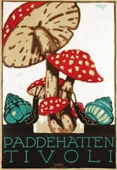 Thor Bögelund-Jensen, Paddenhatten Tivoli, 1915, poster