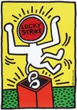 Keith Haring, Lucky Strike, 1987, poster