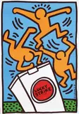 Keith Haring, Lucky Strike, 1987, poster