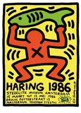 Keith Haring, Stedelijk Museum Amsterdam Haring, 1986, poster