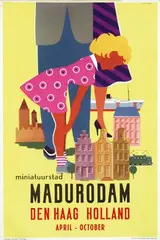 Guus Hens, Madurodam Den Haag, poster