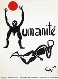 Humanité by Alexander Calder, 1969, poster, sold Nov 2008
