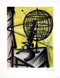 Bernard Buffet, Bernard Buffet (Le Microscope), 1968, poster