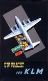 Joop van Heusden, Uw Vracht per KLM, 1947, poster