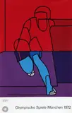 Valerio Adami, Olympische Spiel München 1972, 1972, poster